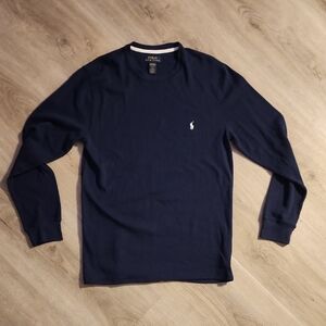 Polo by Ralph Lauren Men's Dark Blue Long Sleeve Tee